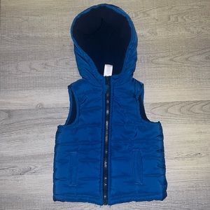 Little me Blue vest 24mo